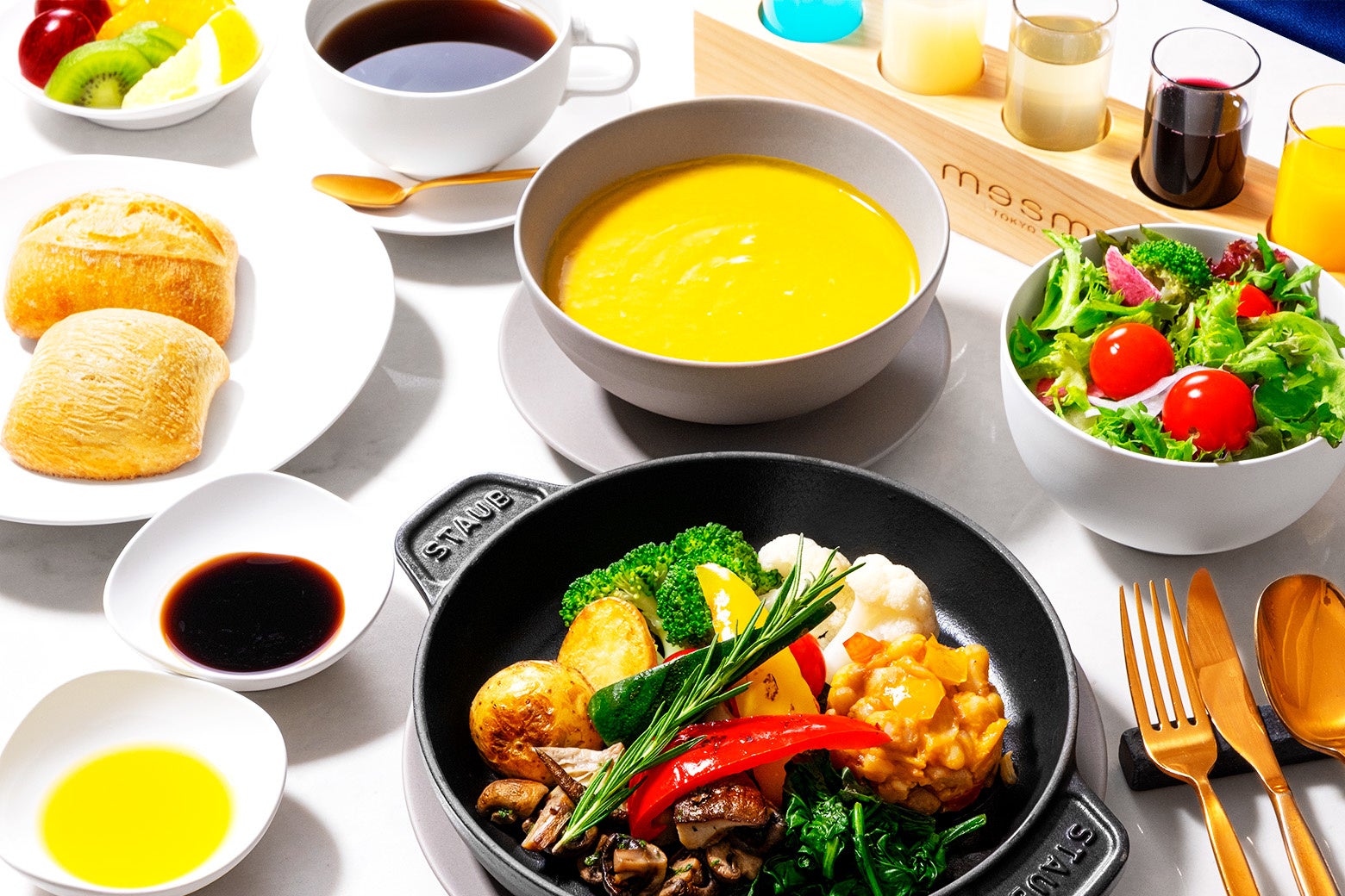【メズム東京】フレンチのシェフが手がける朝食『メズム・ブレックファスト』が新しく生まれ変わりますのサブ画像2_『メズム・ブレックファスト』野菜を中心としたメインディッシュ