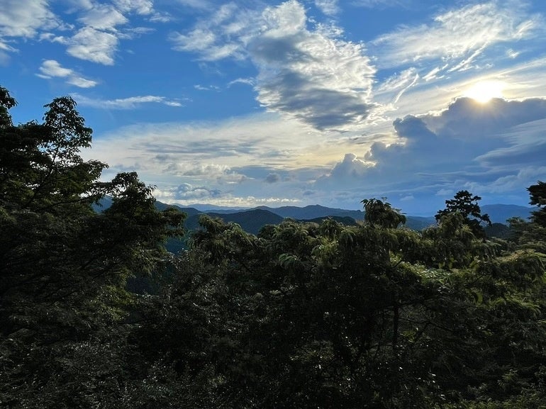 高野山から見た眺望 