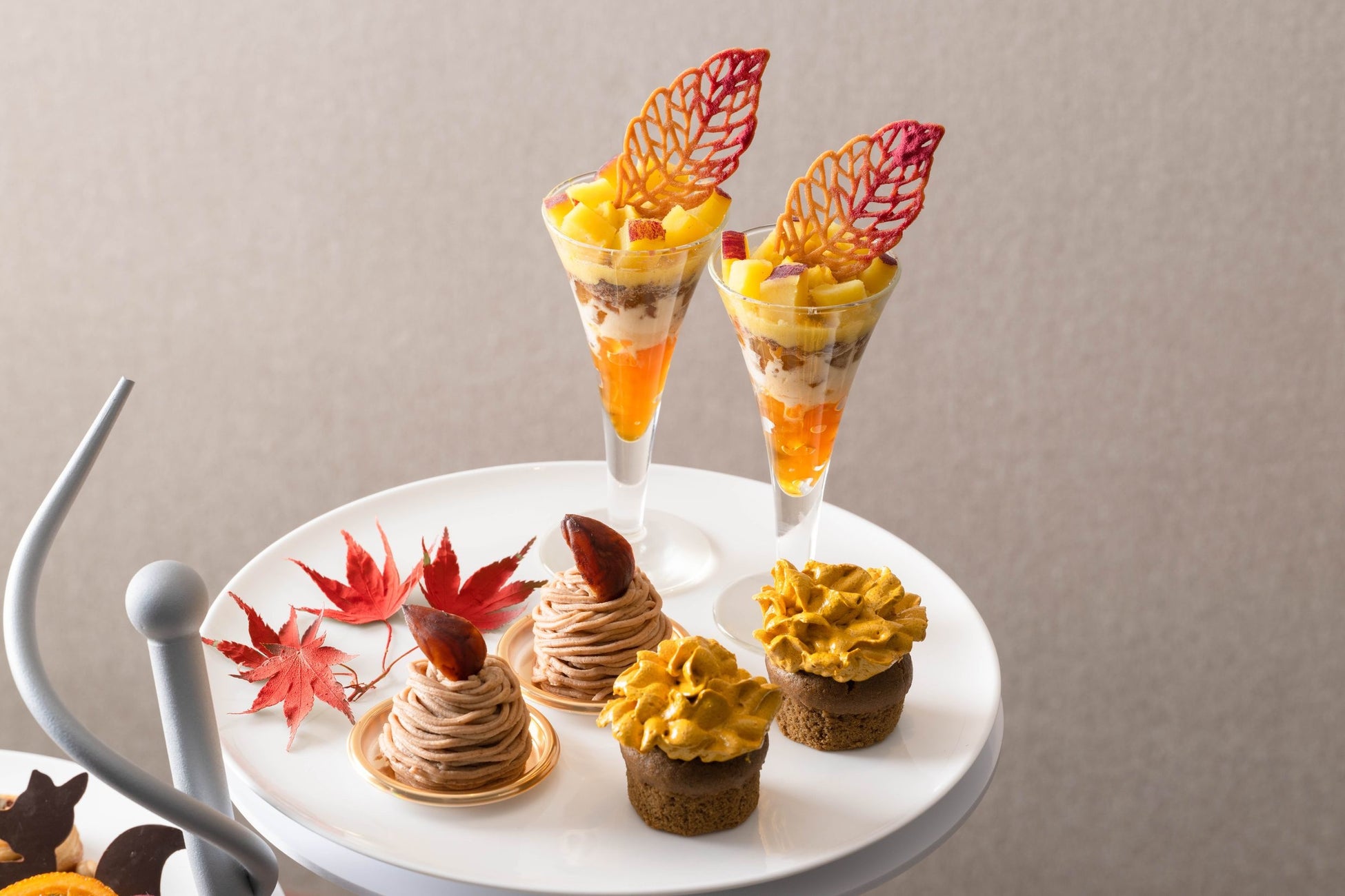 東京マリオットホテル 紅葉色づく品川・御殿山でたしなむ「Garden Party」―「Vegan Afternoon Tea -Autumn-」を発売のサブ画像2_スイーツ　イメージ