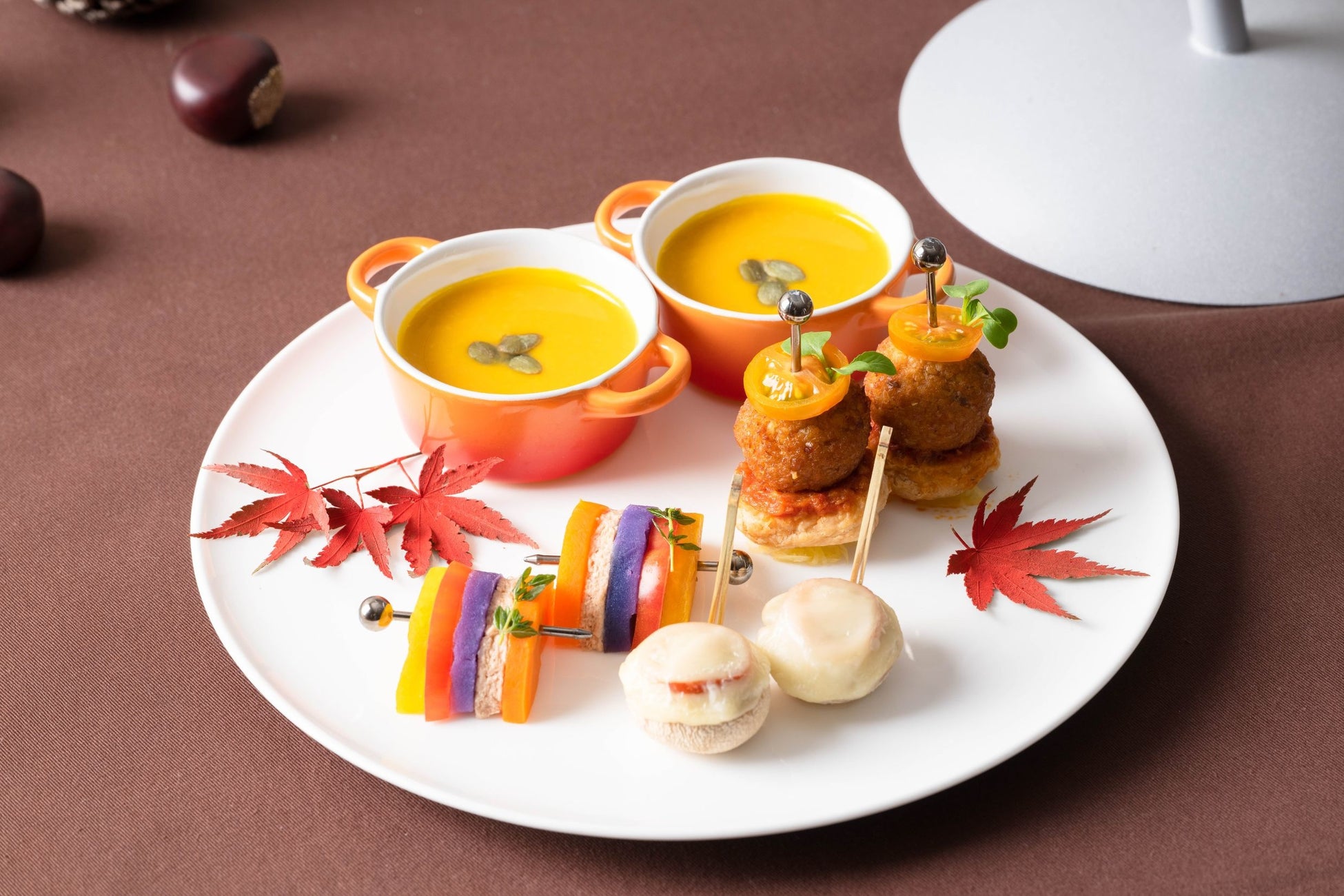 東京マリオットホテル 紅葉色づく品川・御殿山でたしなむ「Garden Party」―「Vegan Afternoon Tea -Autumn-」を発売のサブ画像3_セイボリー　イメージ