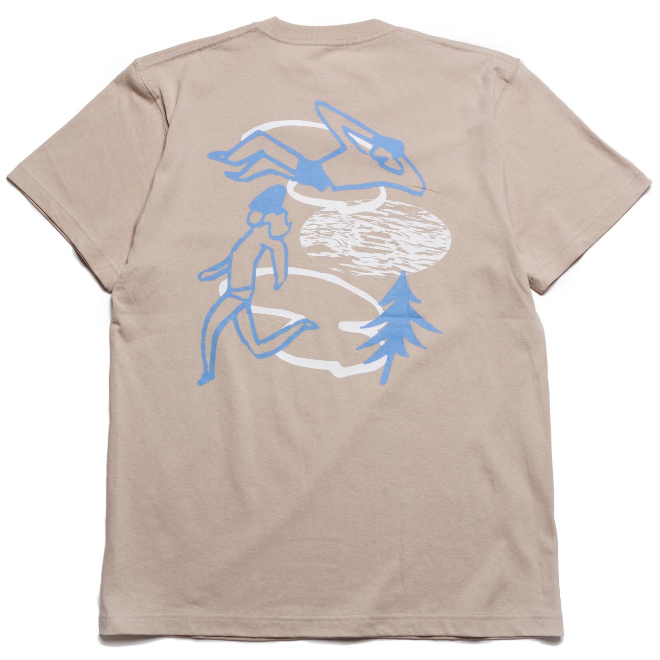 タナカカツキ氏 初の総合プロデュースによる極上の“ととのい”｜渋谷SAUNASがクラファン募集をスタートのサブ画像11_外気浴 Tシャツ（全2色）　¥5,500 intax