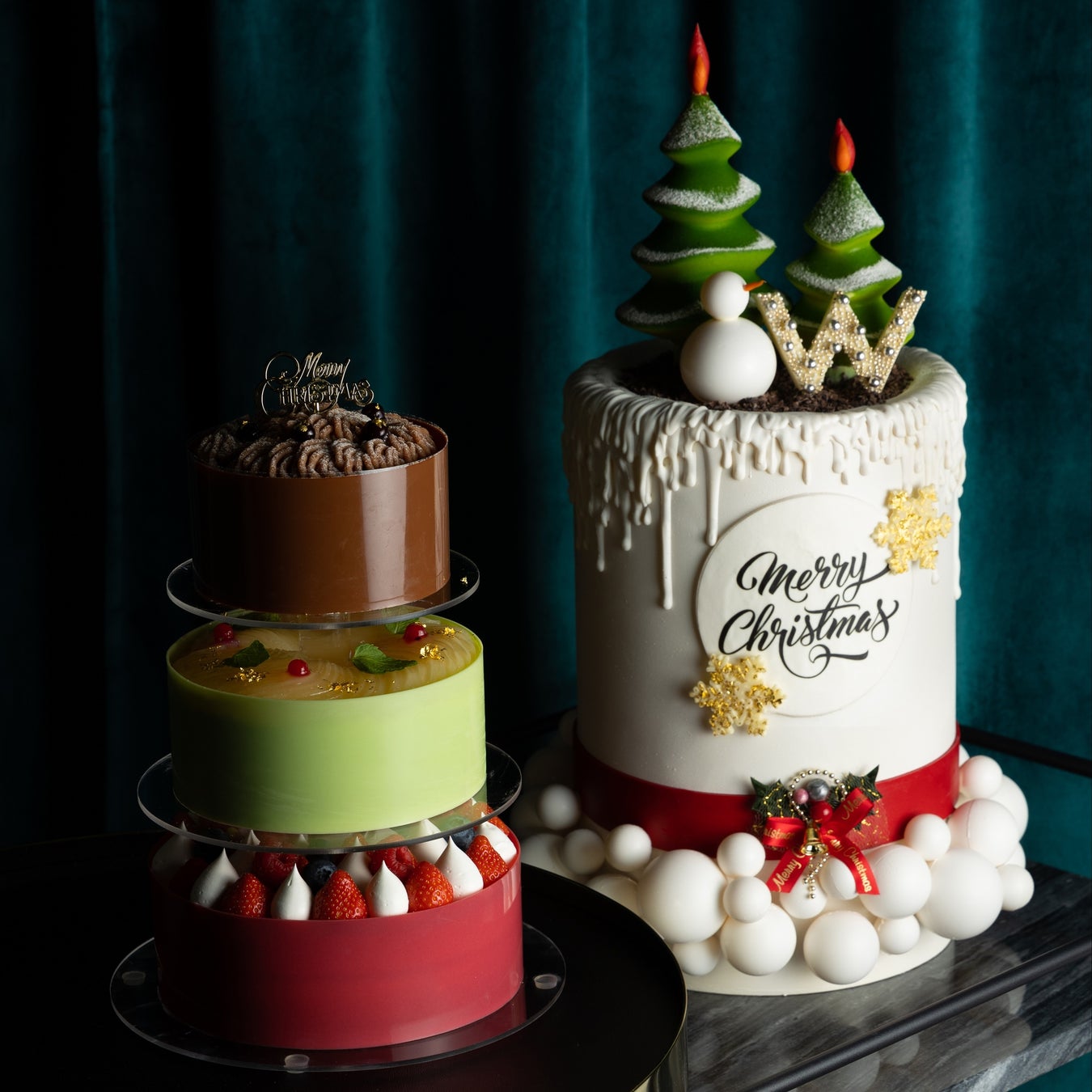 【W大阪】W大阪、11月1日（火）からクリスマスケーキの予約受付を開始高さ55㎝！パーティーにもおすすめのフォトジェニックな「キャンドル・ケーキ」が登場のサブ画像1_キャンドル・ケーキ（イメージ）