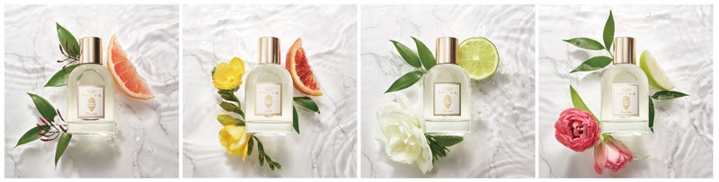 【TOCCA Beauty】ひと吹きで艶肌に。華やかに香るドライボディーオイル新発売のサブ画像2_左から クレオパトラの香り、ステラの香り、フローレンスの香り、ジュリエッタの香り