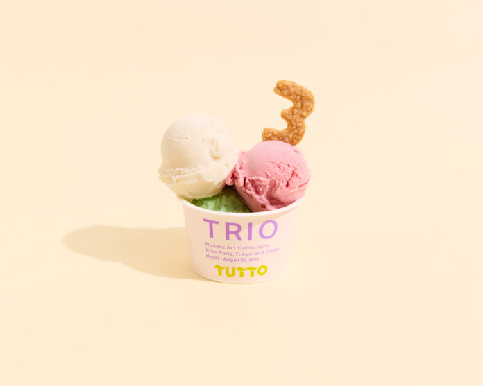 TRIO展×TUTTOコラボジェラートがTRIO CAFÉにて販売開始！のメイン画像