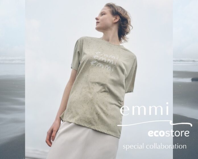 【emmi×ecostore】ペットボトルから生まれた100%リサイクル素材UpDRIF®など、全アイテムにサステナブル素材を使用した初のコラボレーションコレクションを発売のメイン画像
