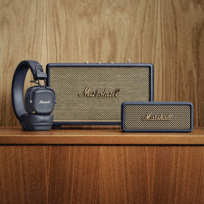 Marshall、大人気のヘッドフォンとスピーカーシリーズより新色「Midnight Blue」が新発売のメイン画像