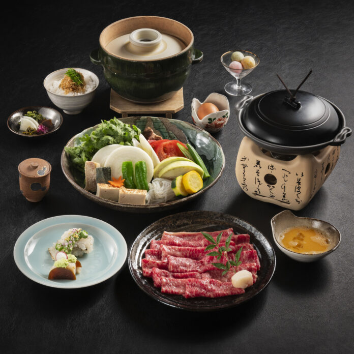 【南禅寺参道 菊水】～四季折々の美と味を愉しむ～匠の土鍋ご飯と味わう美食の一人鍋を京都で「国産黒毛和牛サーロイン すき焼き御膳」2025年8月1日より提供開始(1日10食限定)のメイン画像