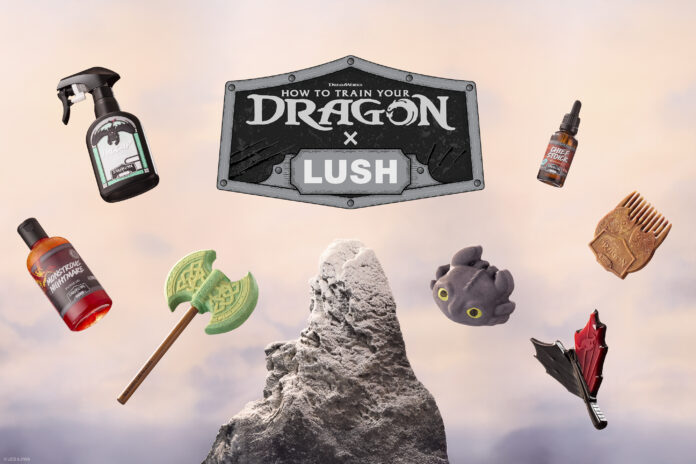 ＜ヒックとドラゴン X LUSH＞新作映画『ヒックとドラゴン』との限定コラボレーションアイテム全7種を9月4日（木）より発売！のメイン画像