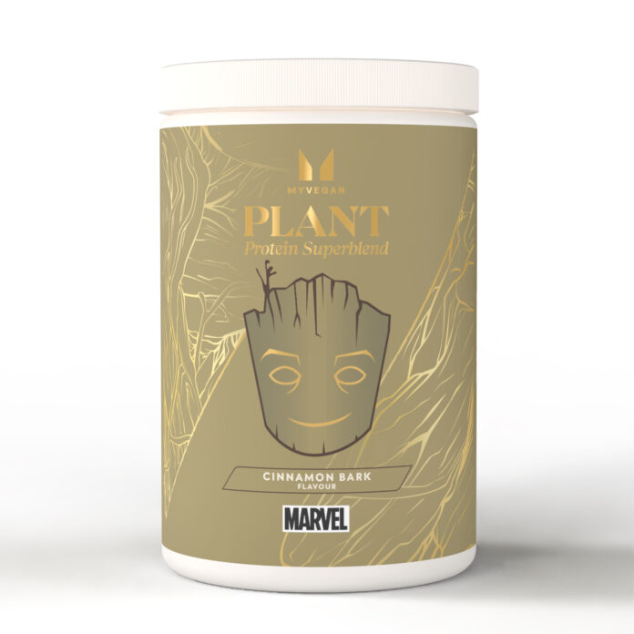 マイプロテイン、「Marvel」の＜グルート＞とコラボレーションした数量限定プロテインを、 9月12日(金)より公式サイトで発売開始のメイン画像